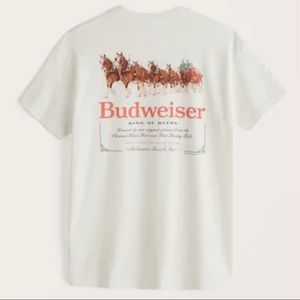 Abercrombie & Fitch Relaxed Soft A&F Budweiser Tee